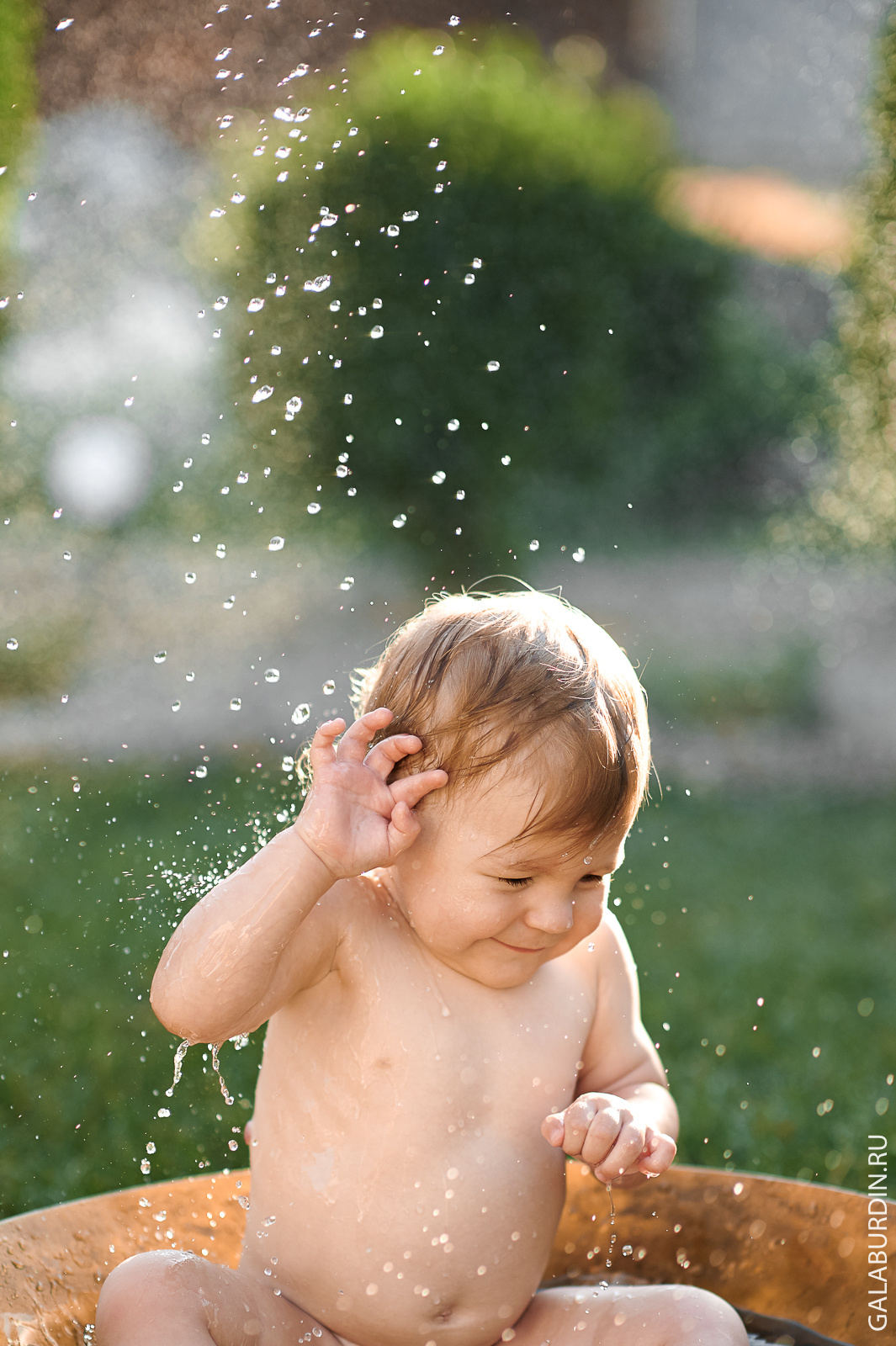 Макар в тазу!. Свадебный и семейный фотограф Михаил Галабурдин и Анна Завадская. Рост