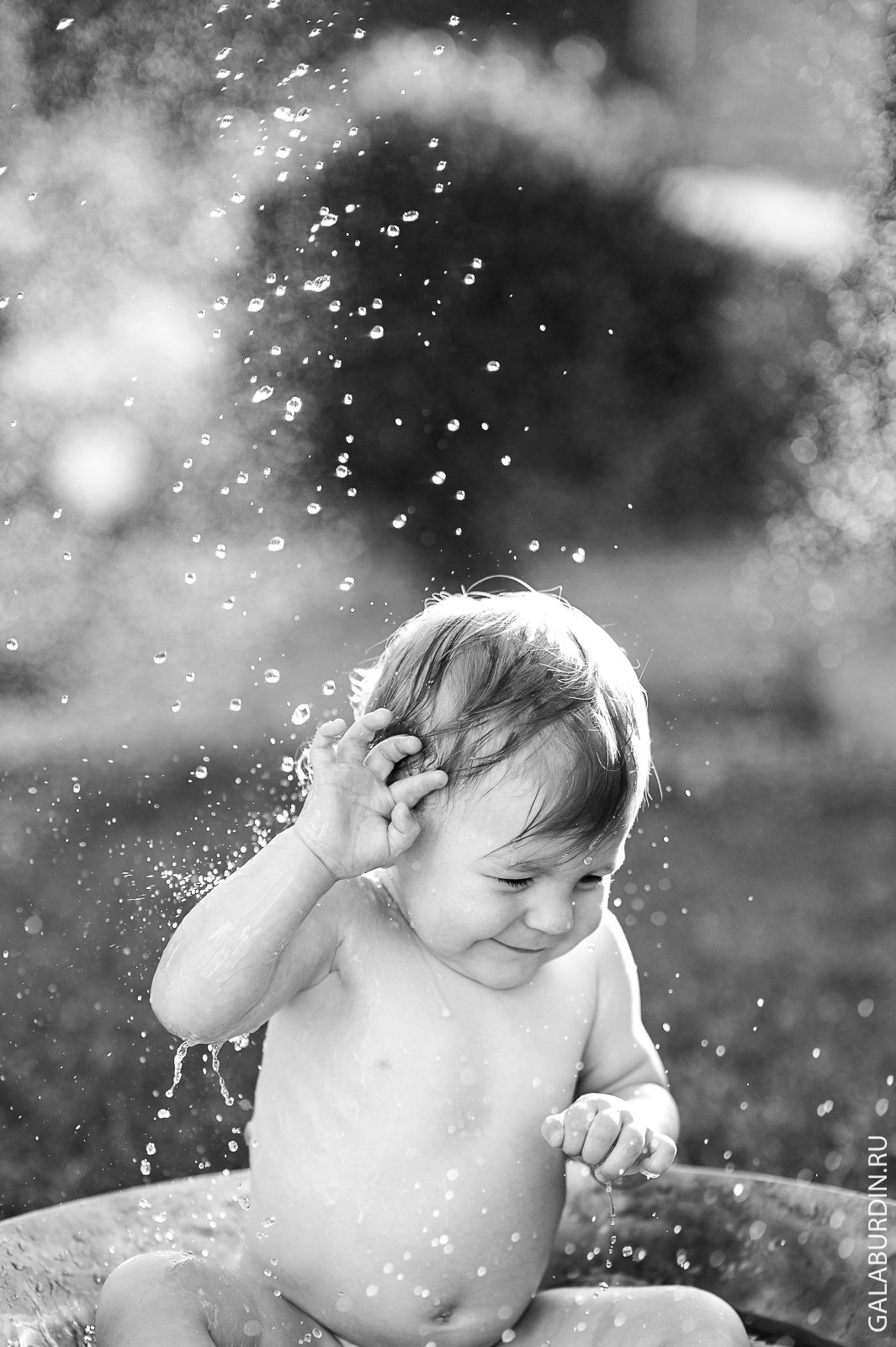 Макар в тазу!. Свадебный и семейный фотограф Михаил Галабурдин и Анна Завадская. Рост