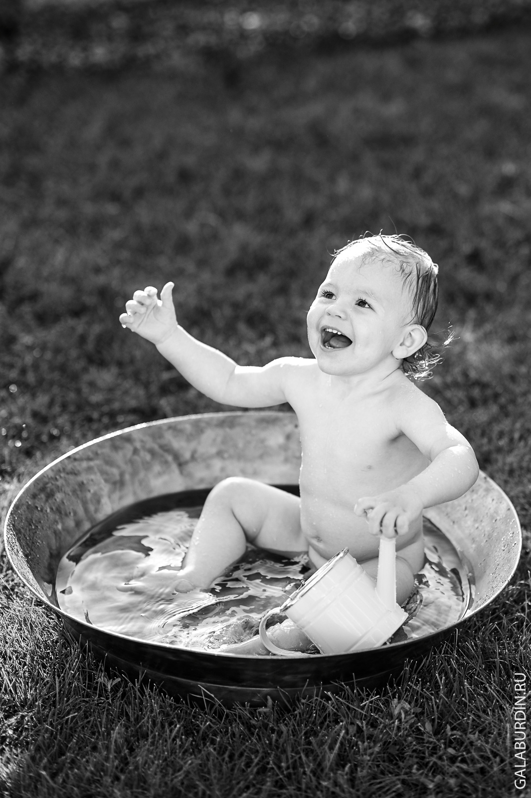 Макар в тазу!. Свадебный и семейный фотограф Михаил Галабурдин и Анна Завадская. Рост