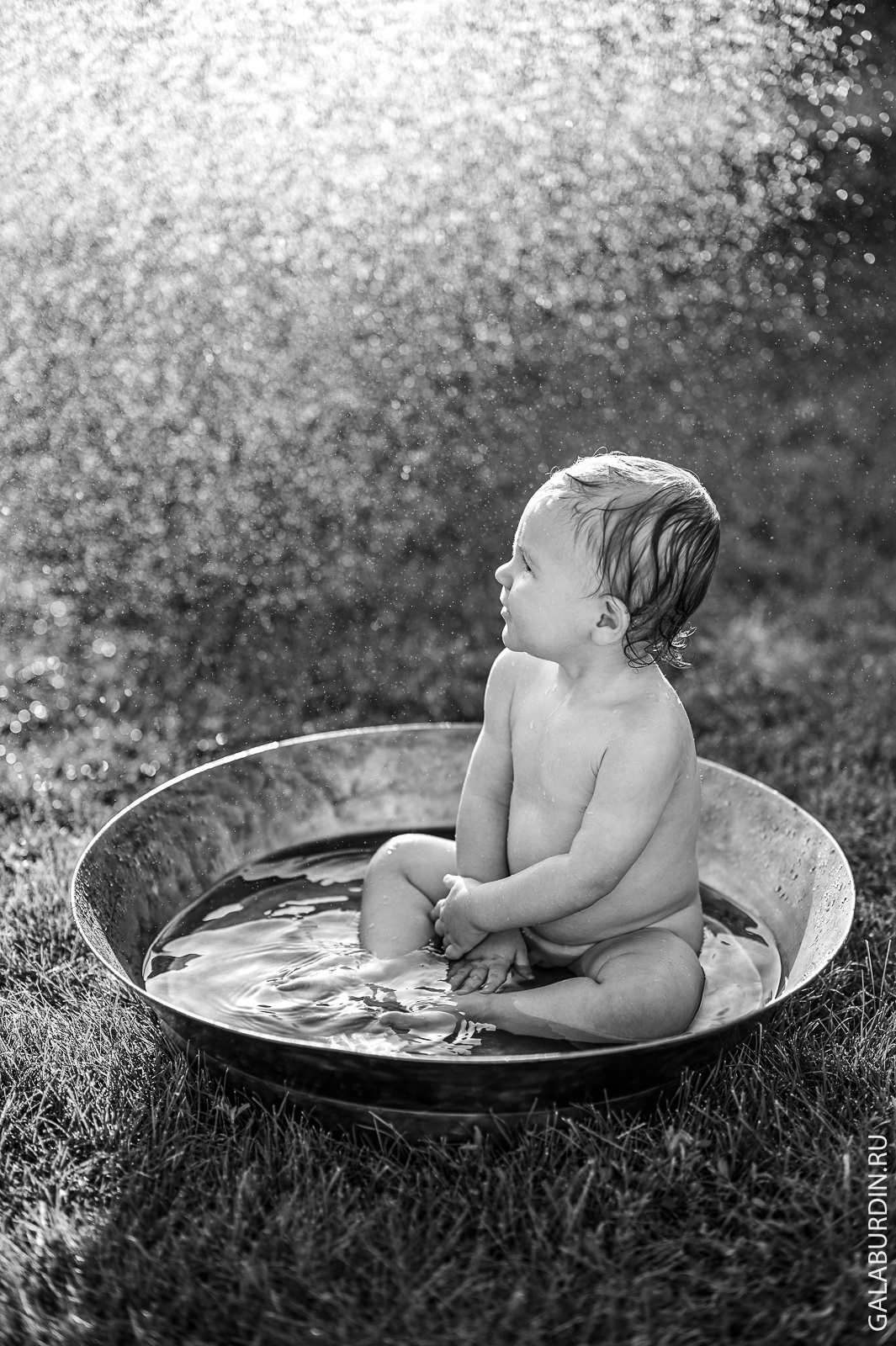 Макар в тазу!. Свадебный и семейный фотограф Михаил Галабурдин и Анна Завадская. Рост