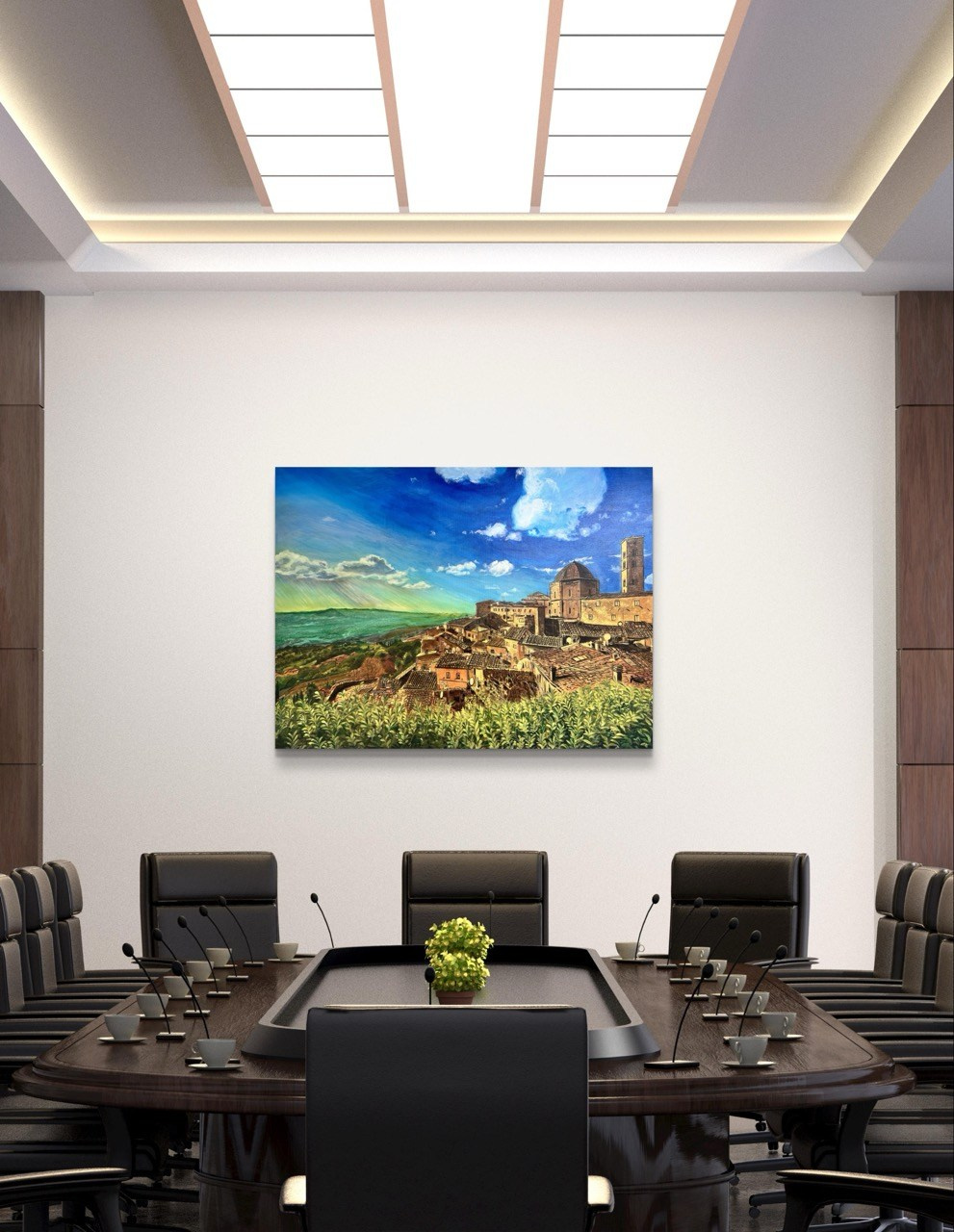 Серия «Города — великие творения рук человеческих». Картины пейзаж