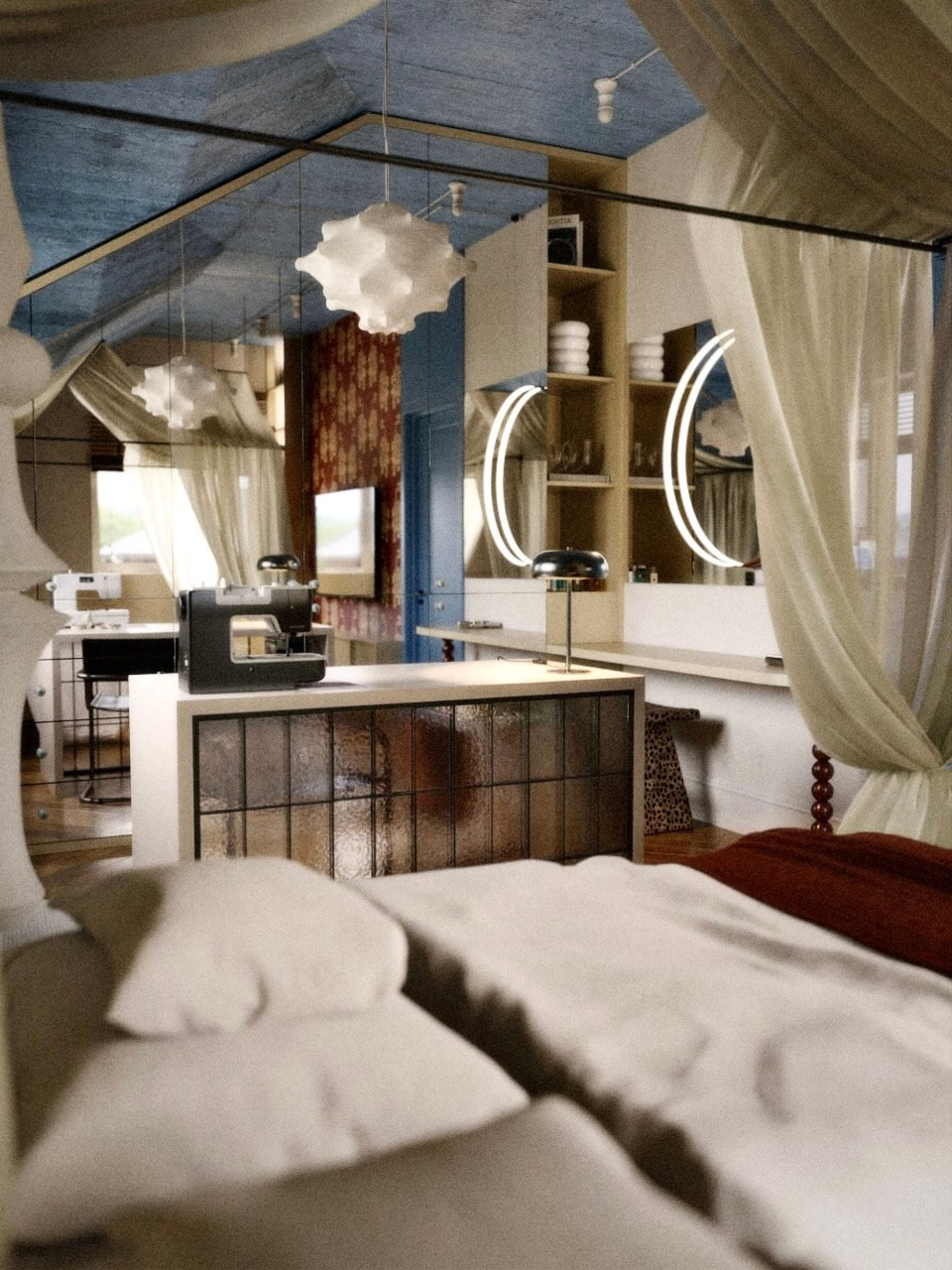 Vartemyagi village | Leningrad Region. 3D interior design visualization