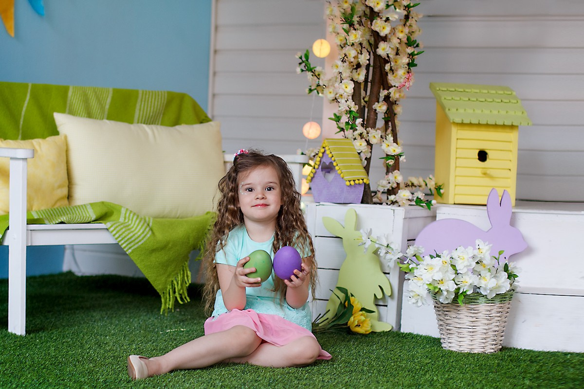 Студийный, детский портрет