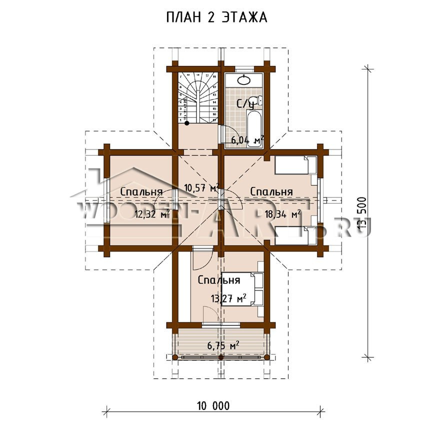 «Хорошево» 219 кв. м. Проекты деревянных домов