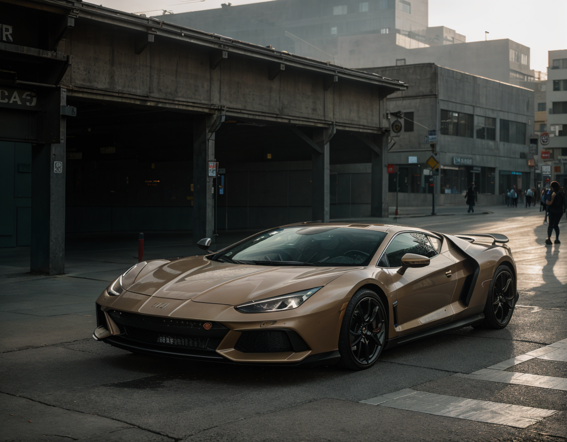 Автомобиль созданный нейросетью