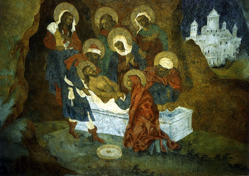 Фрески из церкви Владимирской иконы Божьей матери. 1676-1678гг