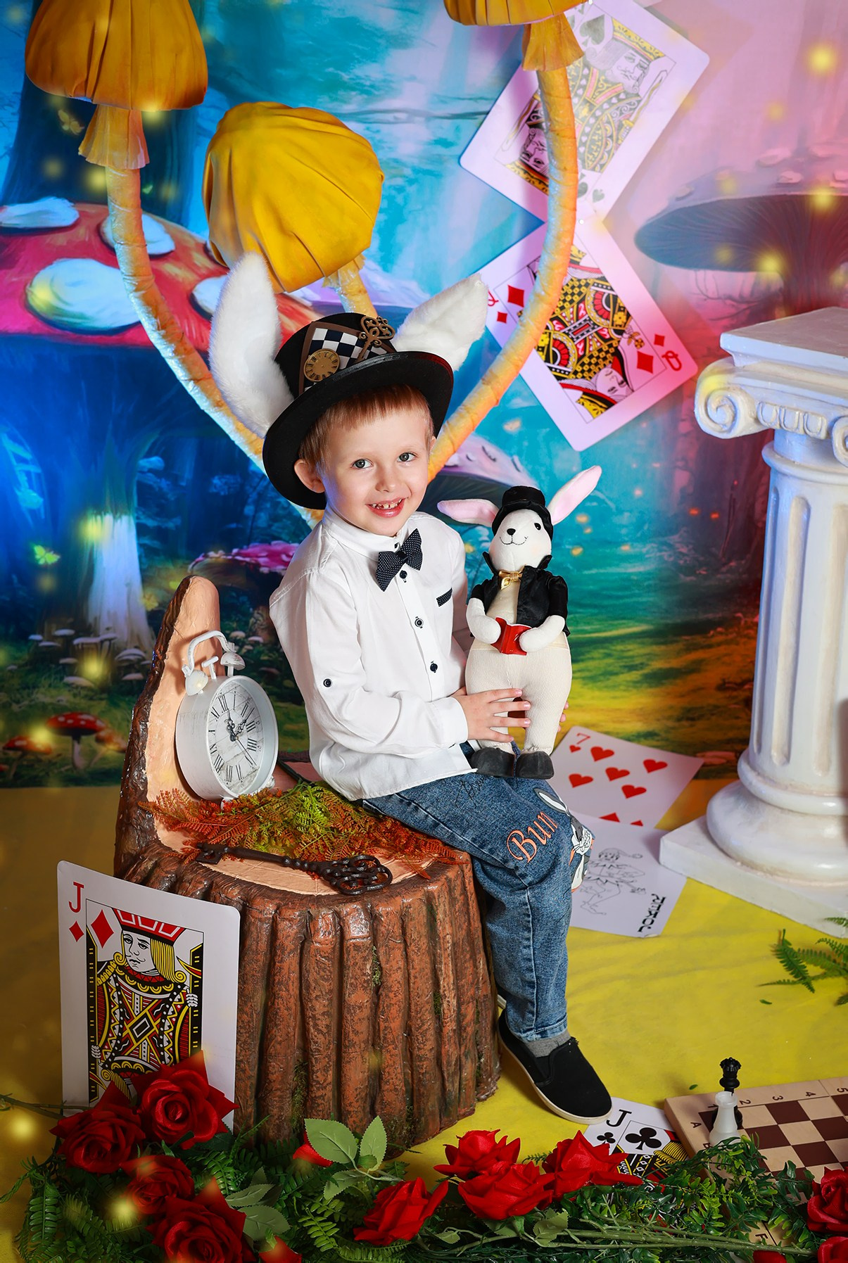 Алиса в стране чудес. Выпускные альбомы в Иваново в детский сад и школу. Александр и Светлана Янкины