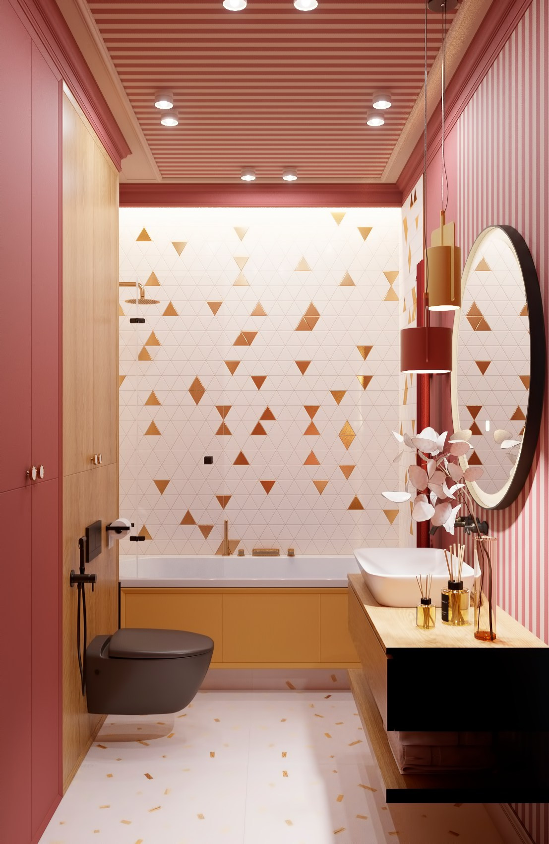 Яркая квартира для большой семьи в Москве. 2021 год. Дизайнер интерьера Троилова Арина