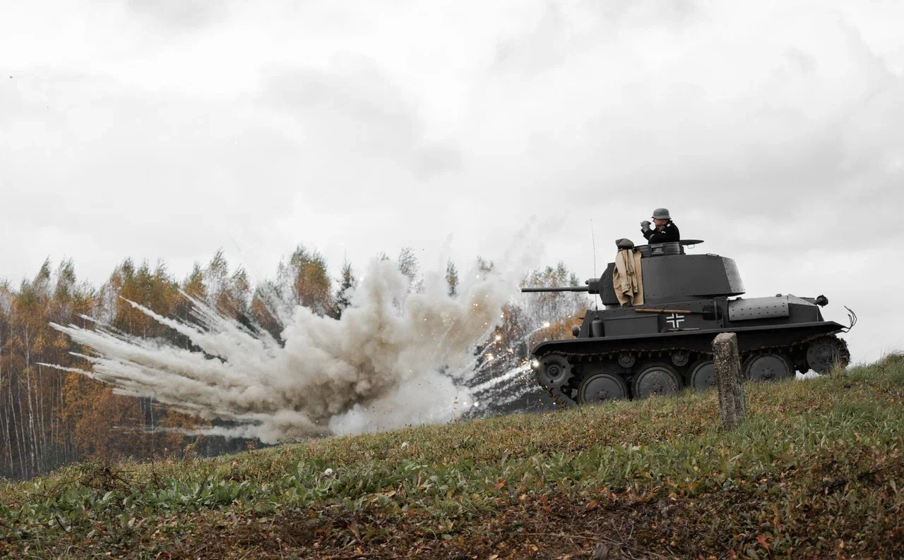 «Москва за нами» — реконструкция битвы в Подмосковье, п. Бородино. Свадебный фотограф Виктория Баталина