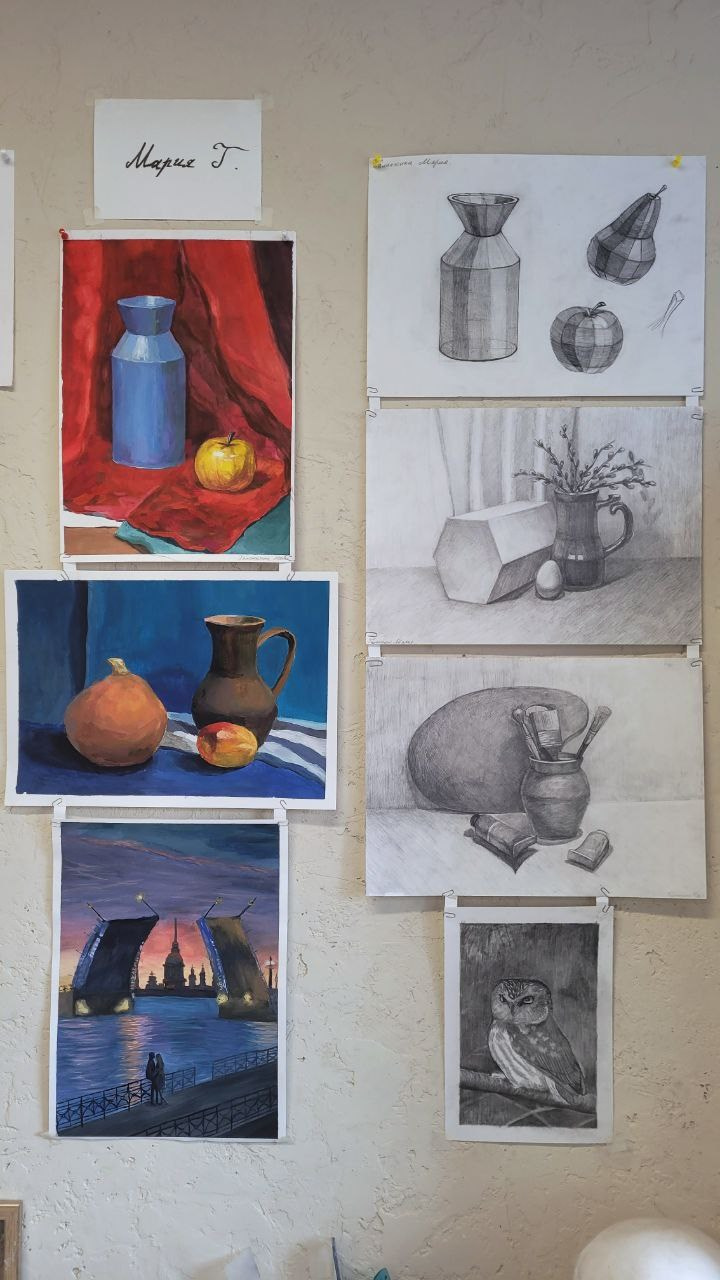 Просмотры работ. Изостудия «Мы рисуем!» ♥ Южное Бутово, Москва