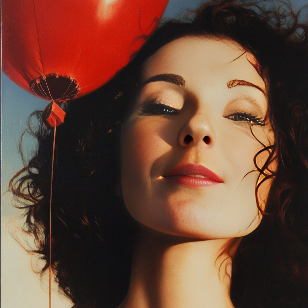 Нейрофотосессия для Марины. Сказочный образ девушки на шаре. ФотоХудожник Харитонова Ирина г. Санкт-Петербург