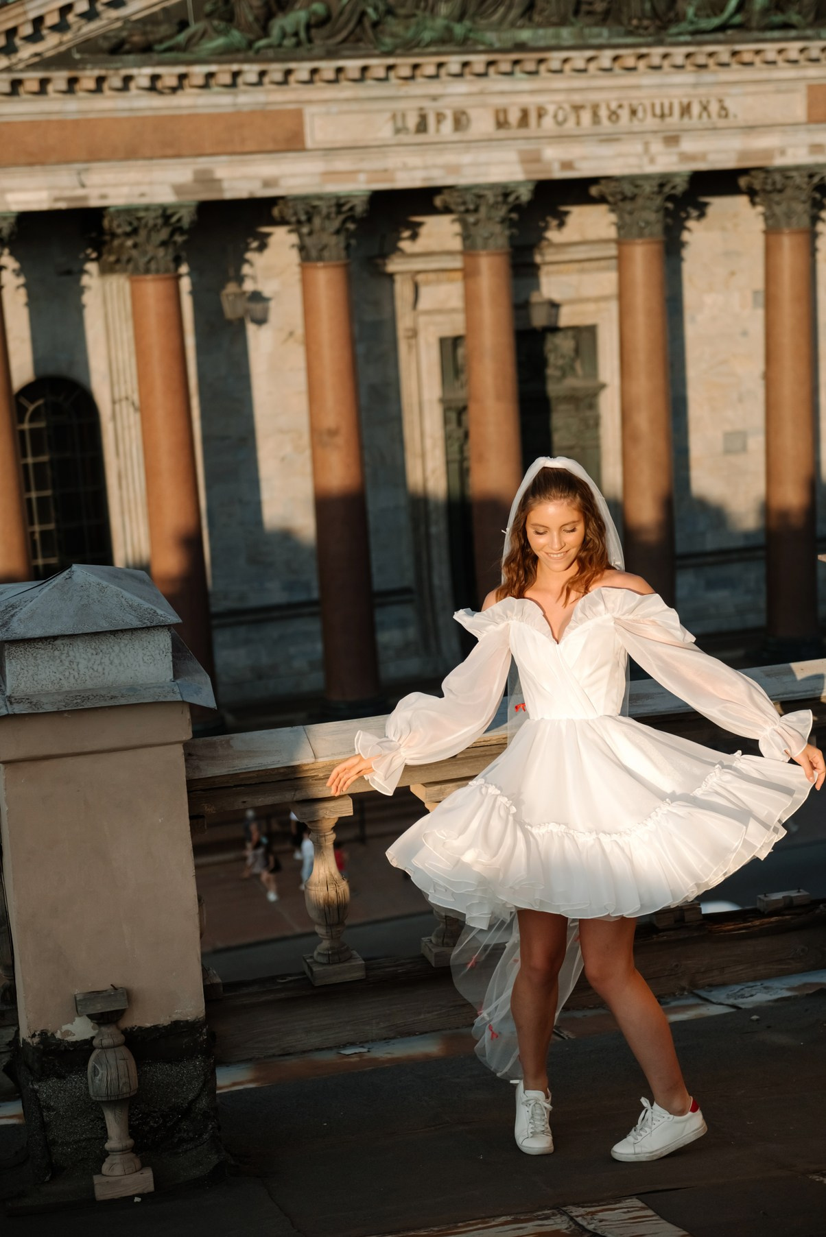 Крыша Исаакиевский собор. Свадебный и сеейный фотограф в Санкт-Петербурге Елена Худякова