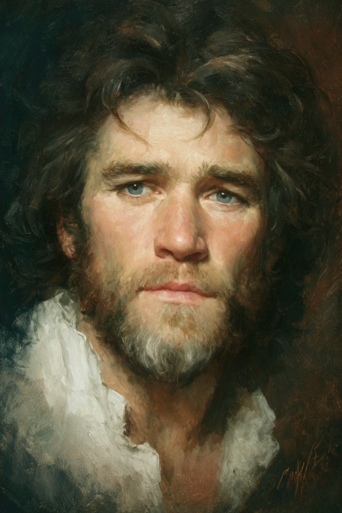 "Портрет мужской"  Холст, масло. 45 х 30 см.