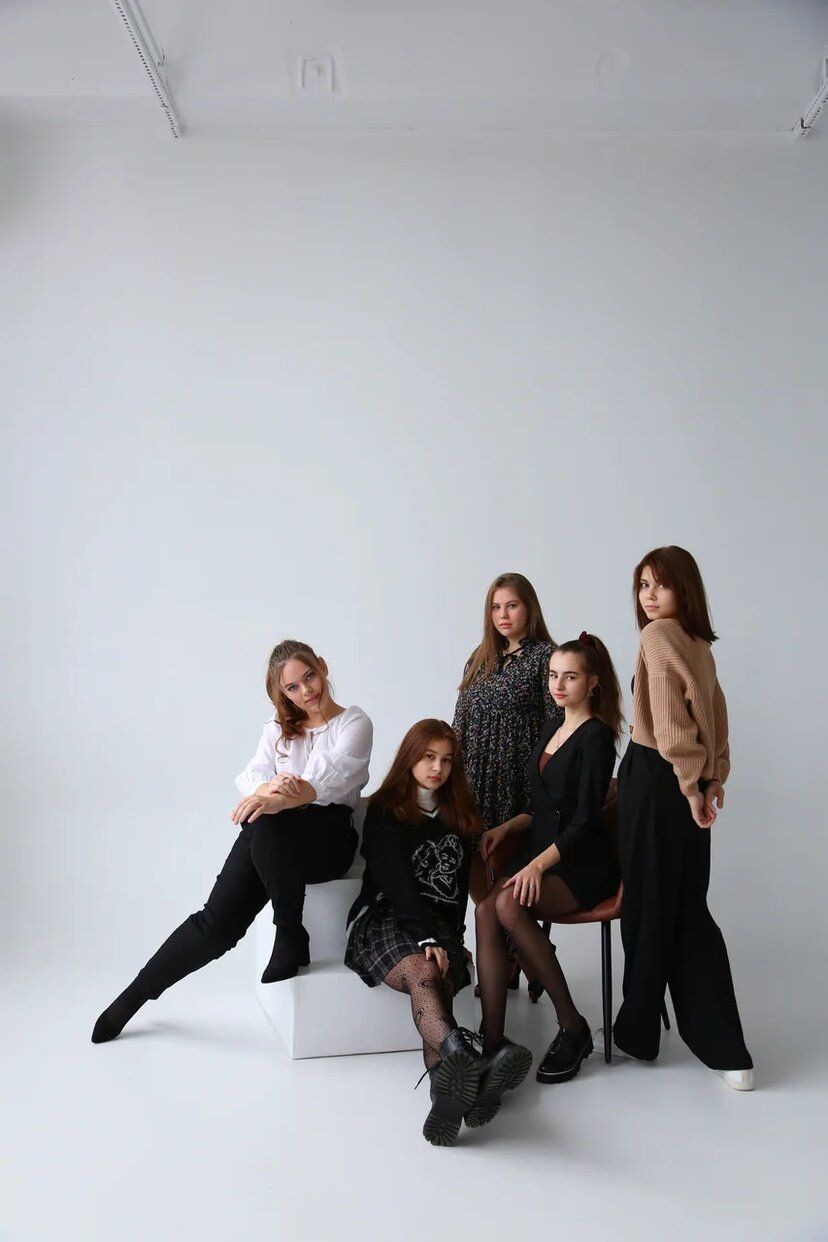 Групповые идеи в студии. Фотограф Белебей Абзалетдинов Артур