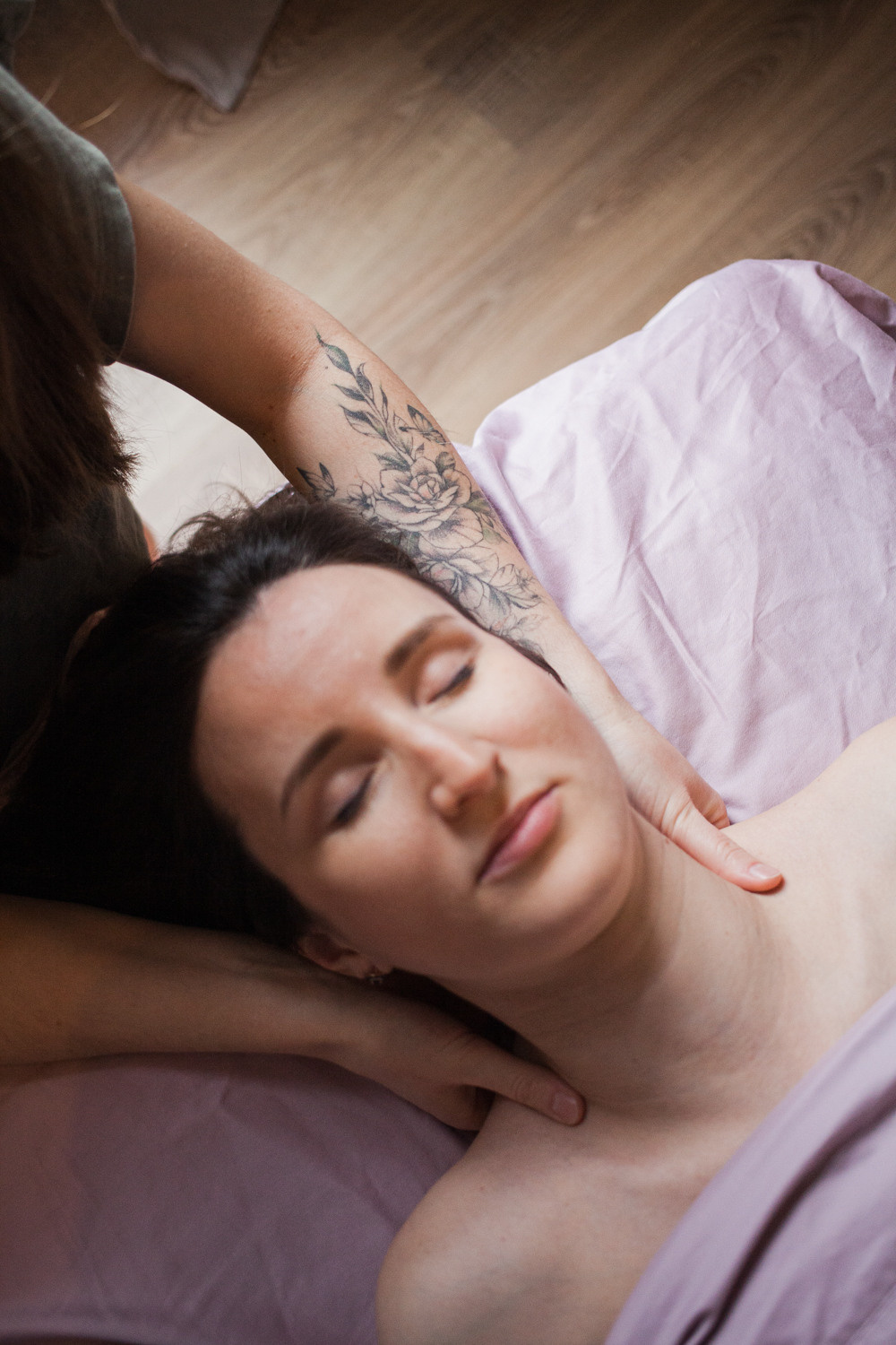 Ann, massage therapist. Darin the photographer