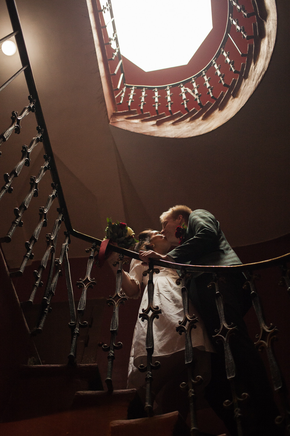 Alexa and Dmitry street wedding. Darin the photographer