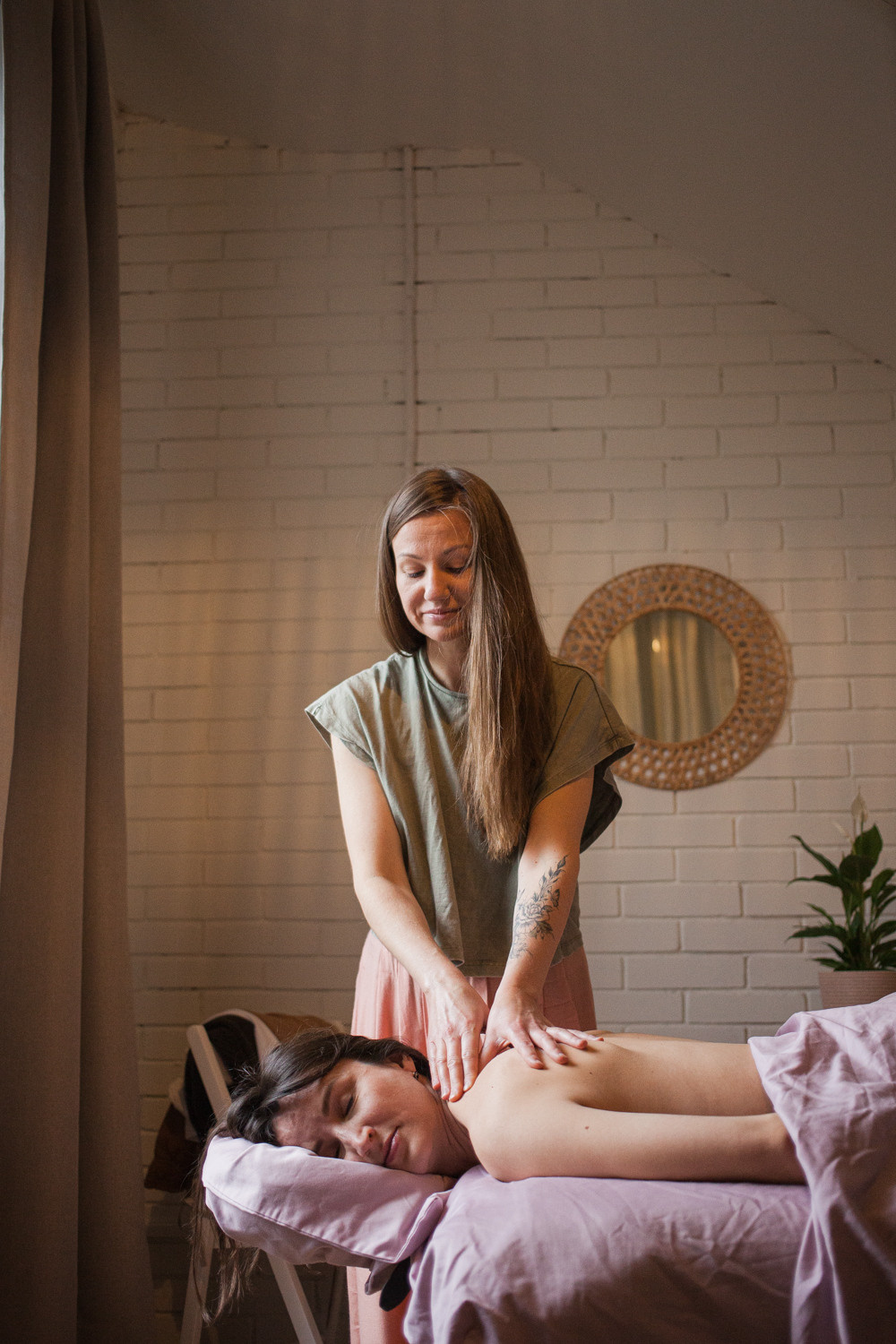 Ann, massage therapist. Darin the photographer