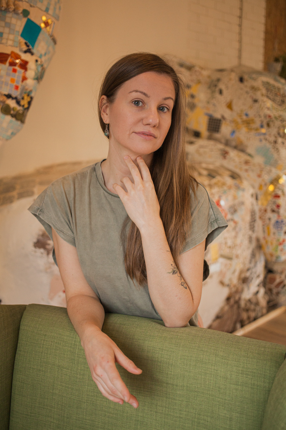 Ann, massage therapist. Darin the photographer