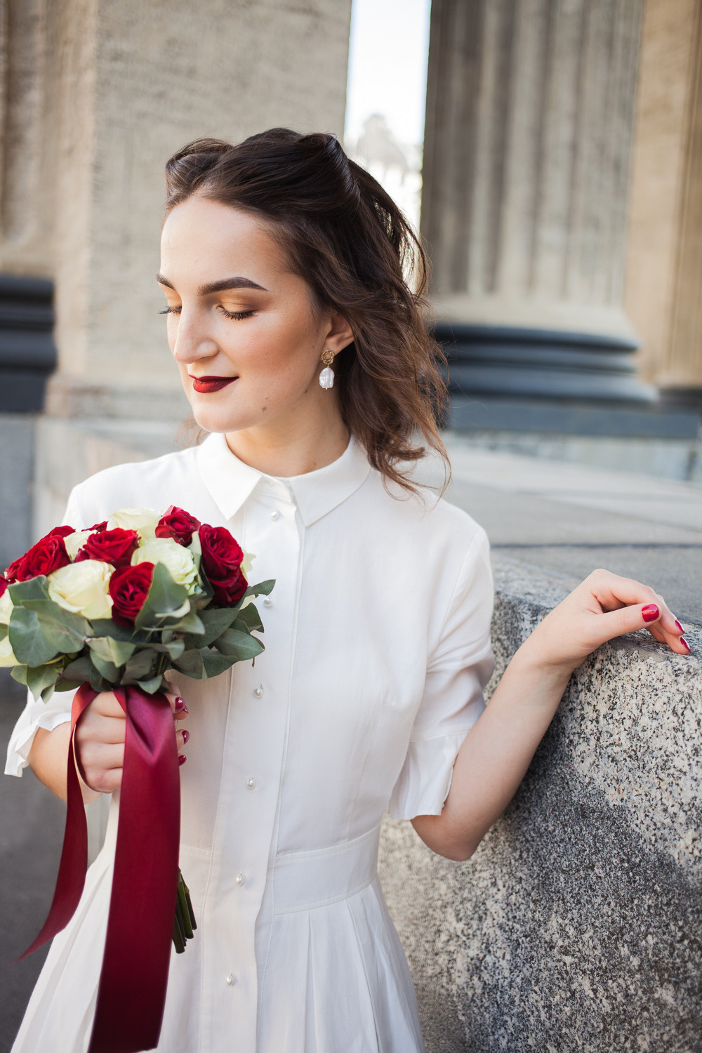 Alexa and Dmitry street wedding. Darin the photographer