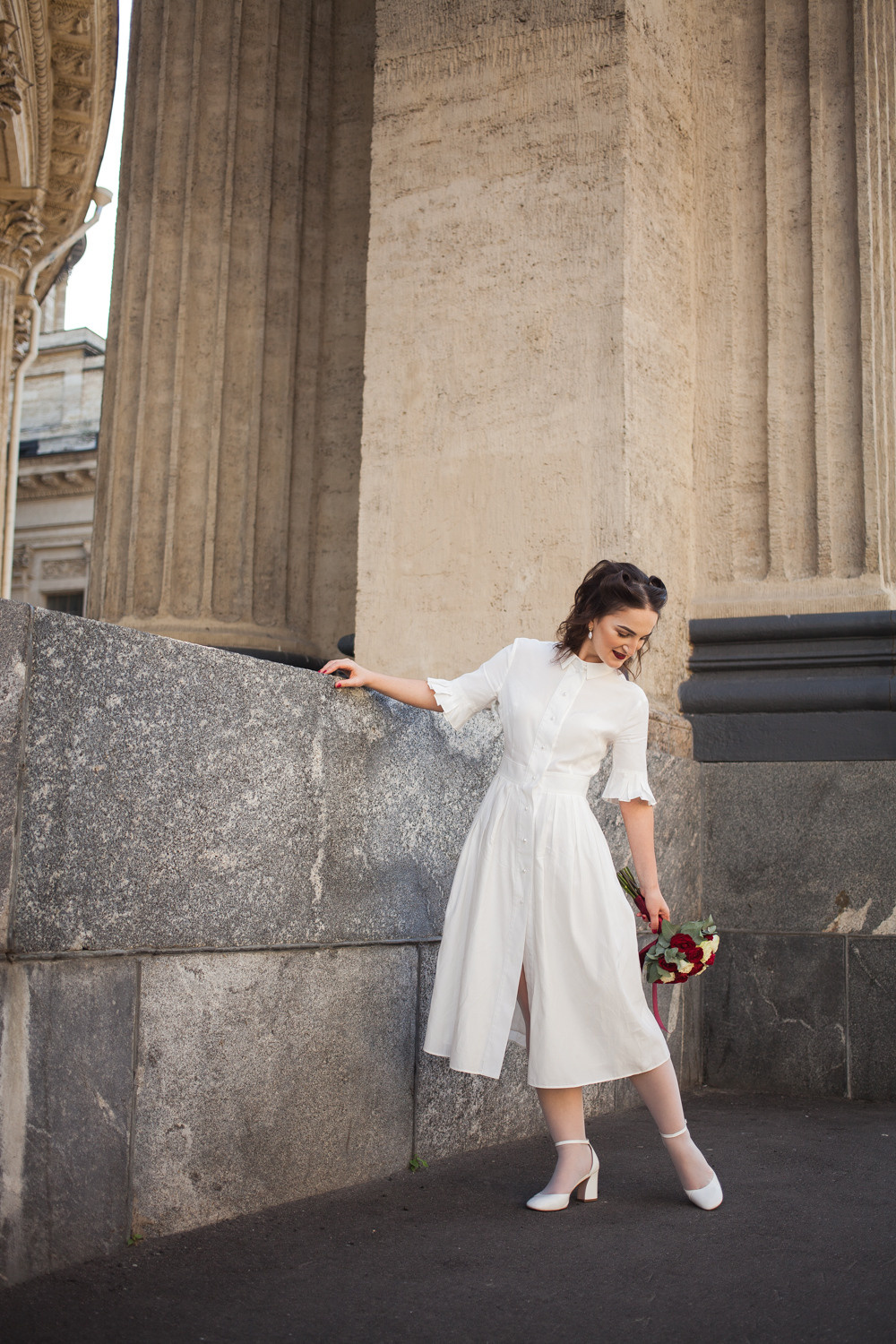 Alexa and Dmitry street wedding. Darin the photographer