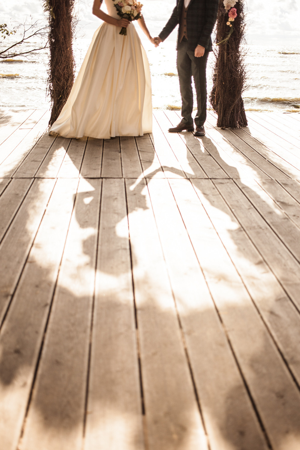Nata and Vasily wedding on the bay. Darin the photographer