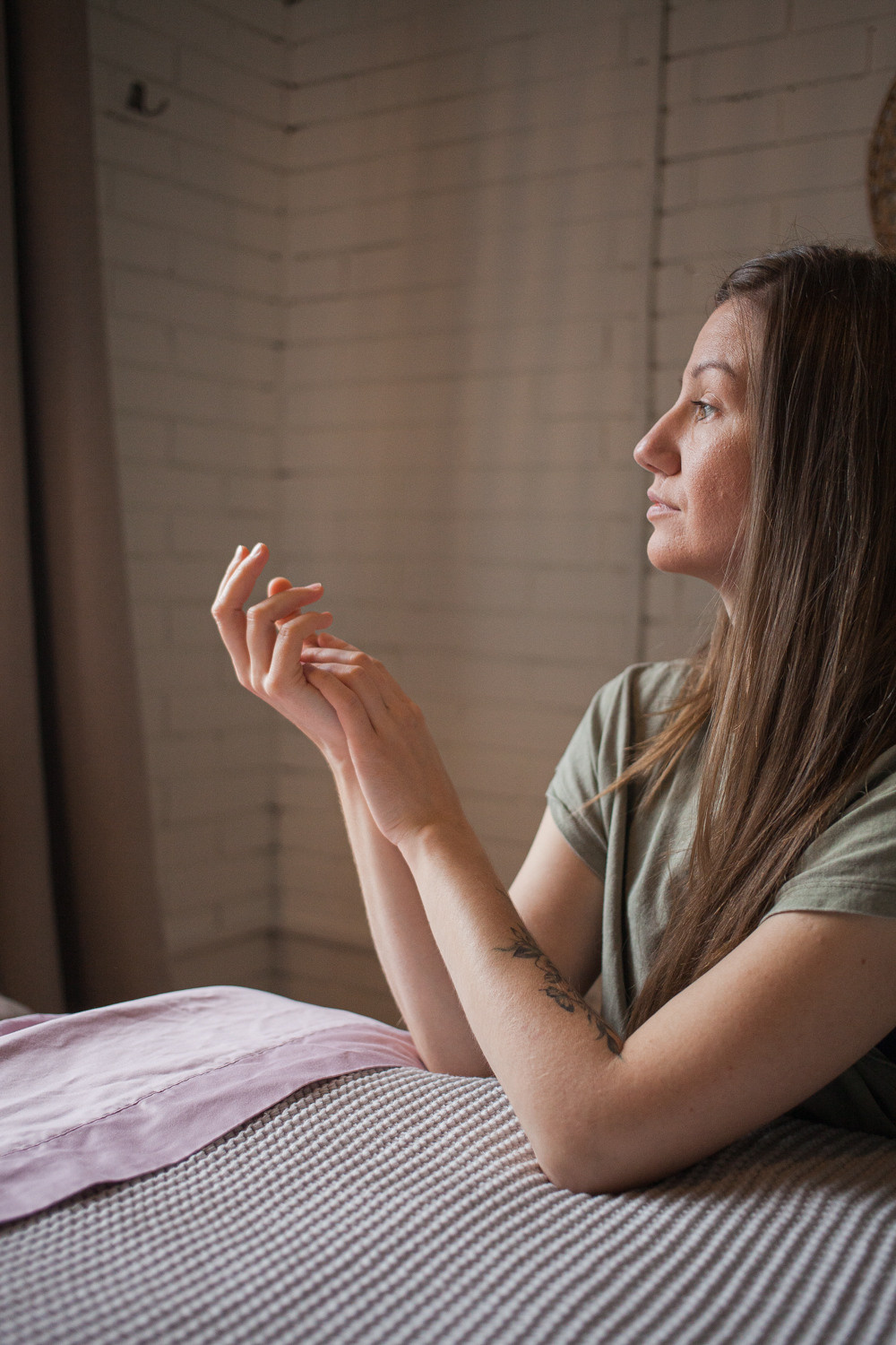 Ann, massage therapist. Darin the photographer