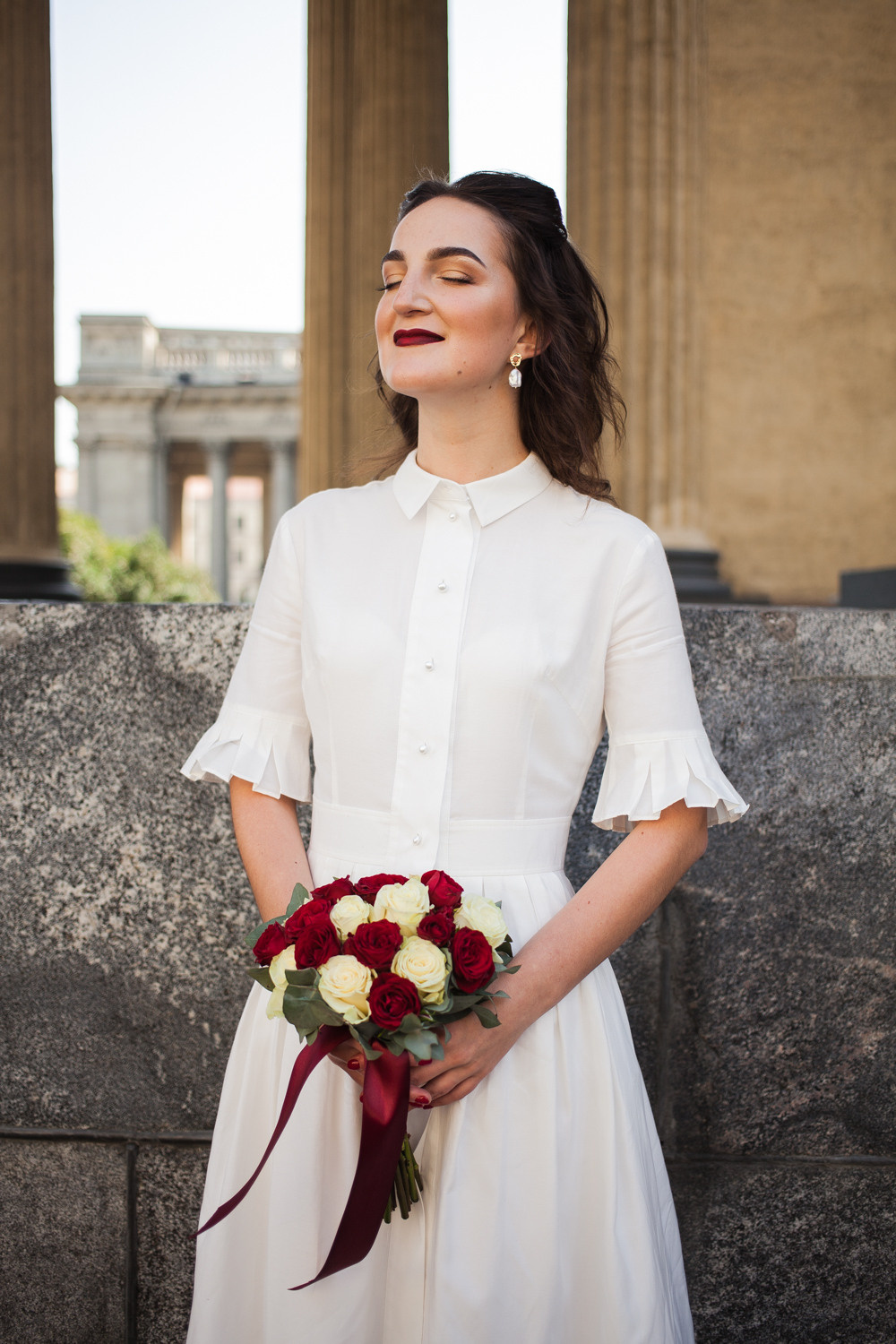 Alexa and Dmitry street wedding. Darin the photographer