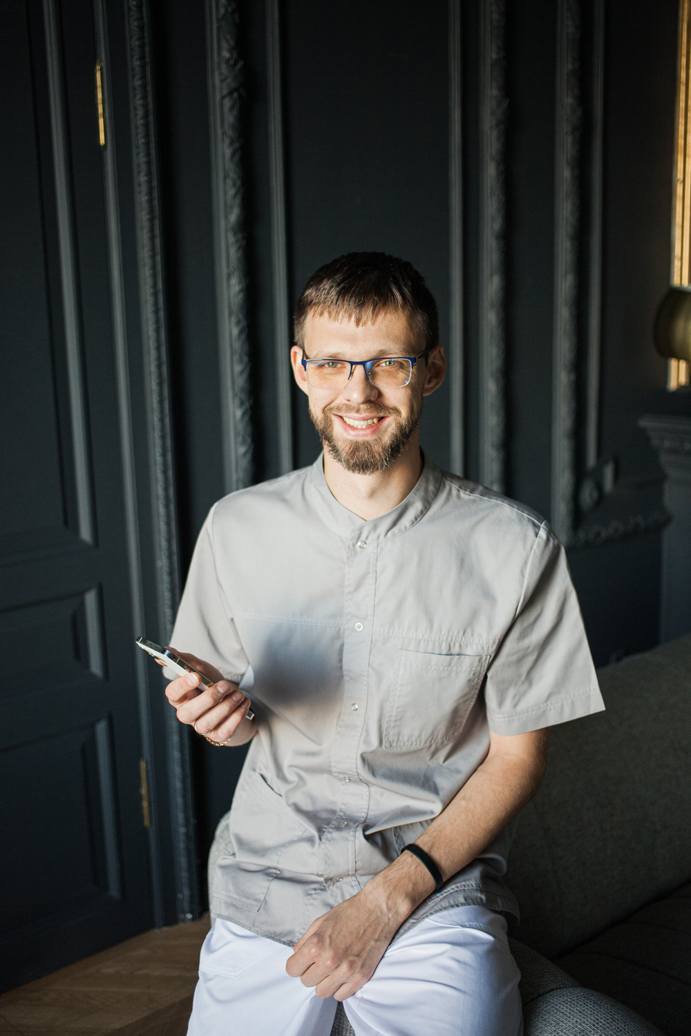 Konstantin, the doctor, neurologist. Darin the photographer