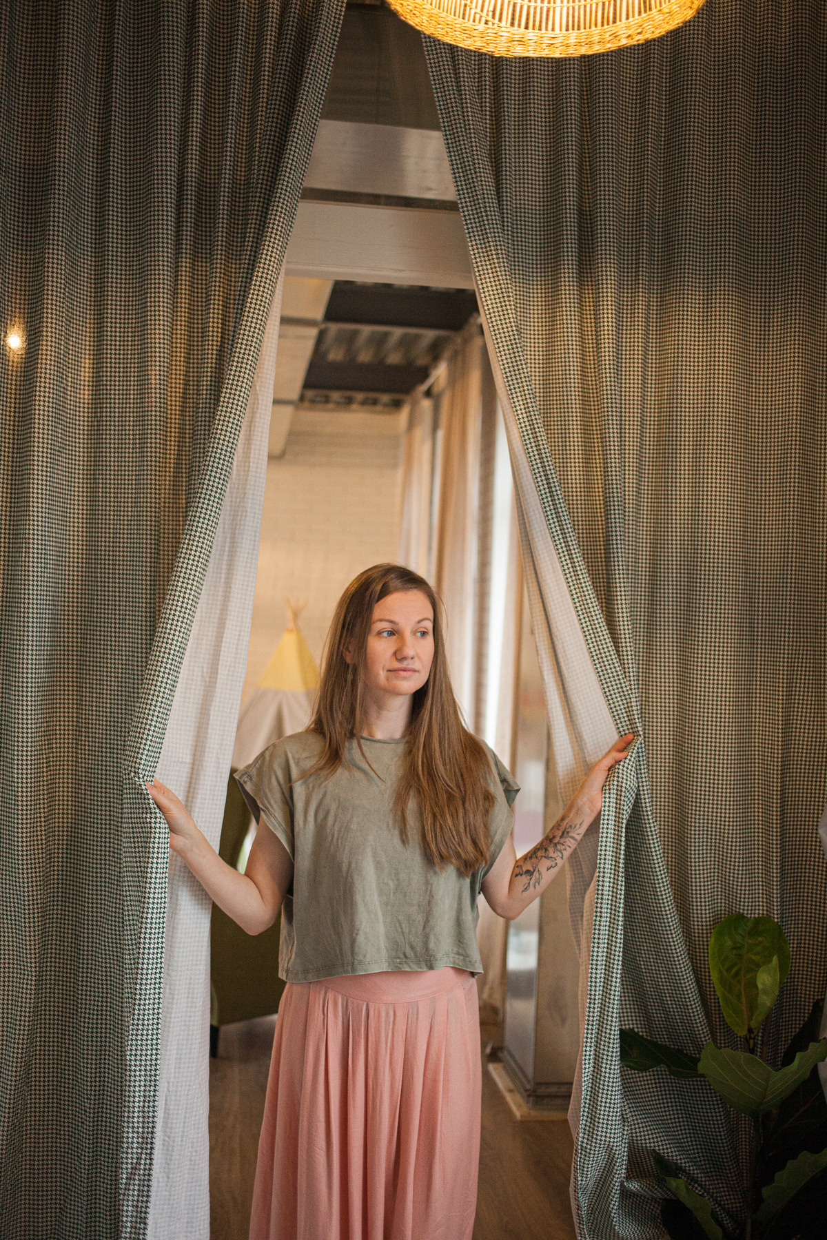 Ann, massage therapist. Darin the photographer