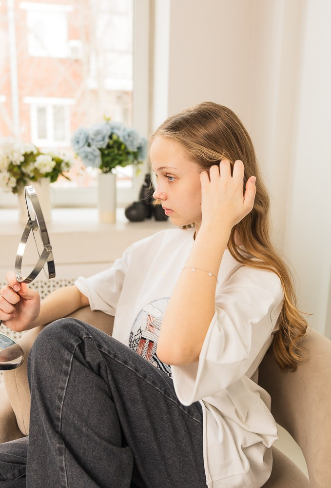 Индивидуальная съёмка в студии. Фотограф из Новосибирска Юрк Виктория