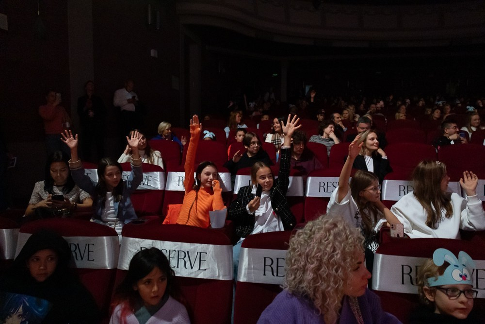 Репортаж с премьеры мультфильма «Смешарики снимают кино» в кинотеатре "Художественный"