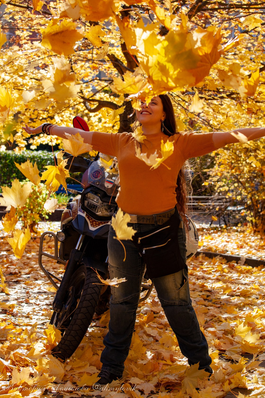 Маша Печенька (BMW GS1200). Виктория Ахмылова. Фотограф в Москве
