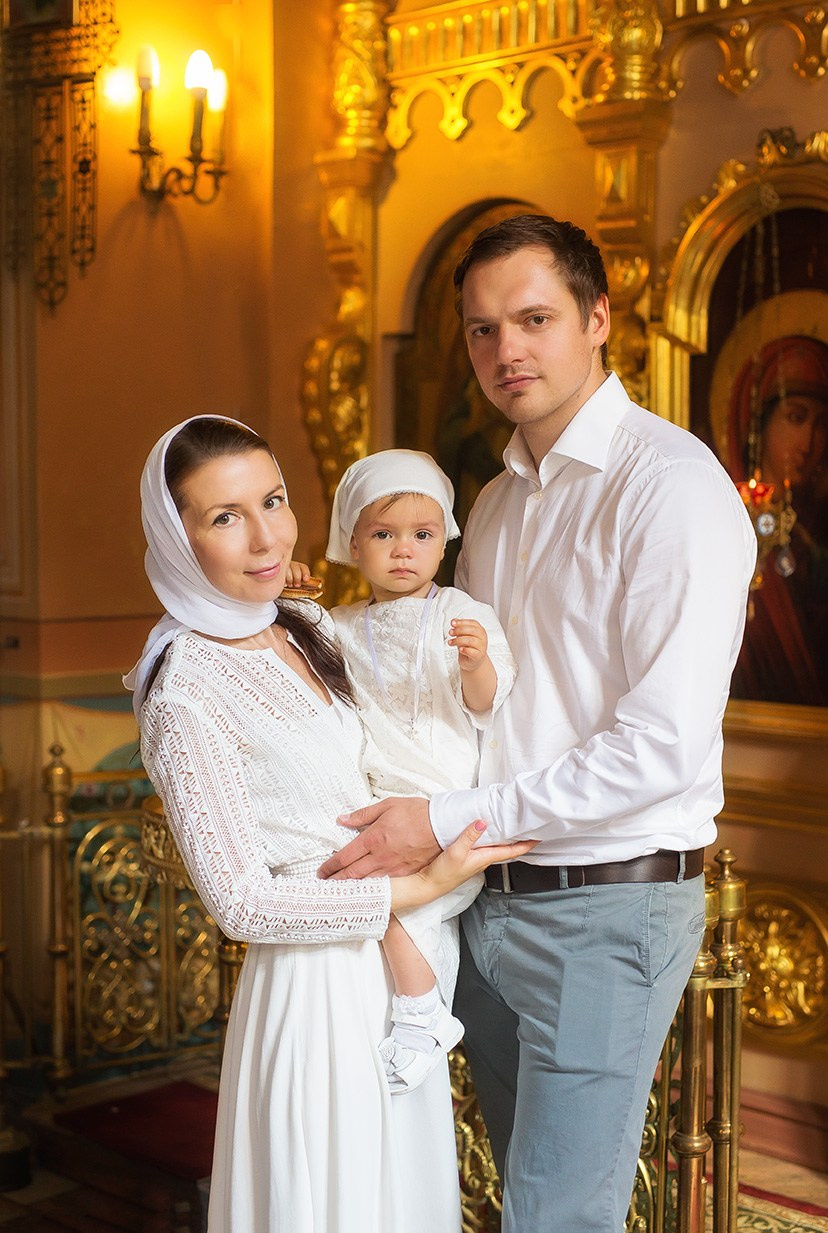 Крещение. Семейный фотограф в Москве Екатерина Ширей