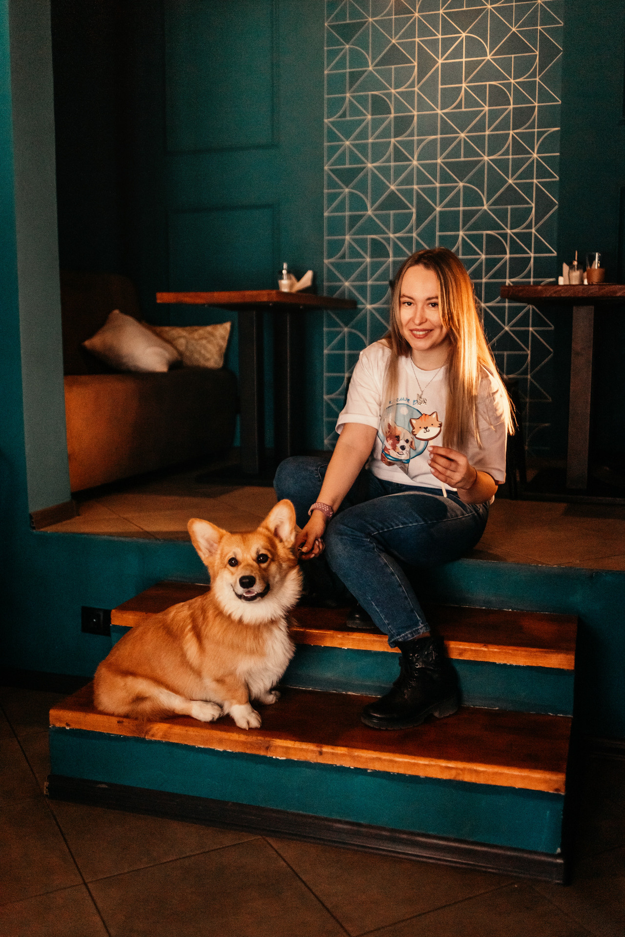 Ксения и Бадди. Фотограф-анималист Елена Радченко, Москва