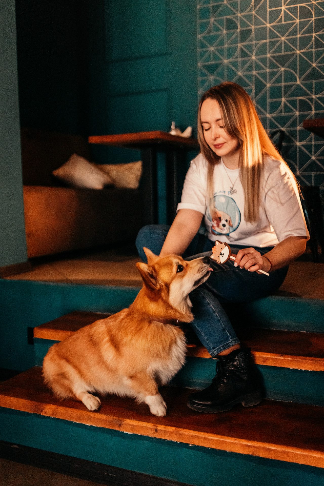 Ксения и Бадди. Фотограф-анималист Елена Радченко, Москва