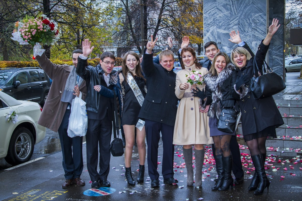 Гости. Свадебный фотограф в Москве и Московской области — Олег Лужецкий