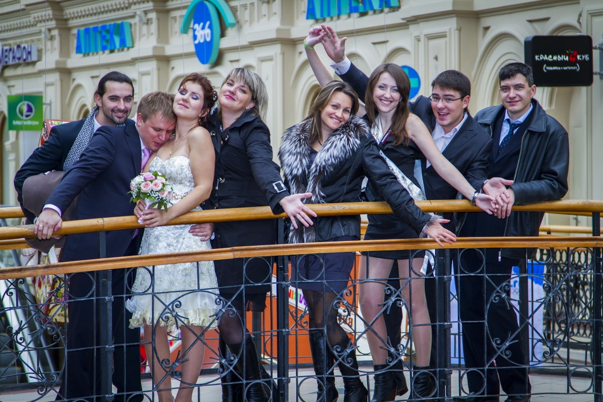 Гости. Свадебный фотограф в Москве и Московской области — Олег Лужецкий