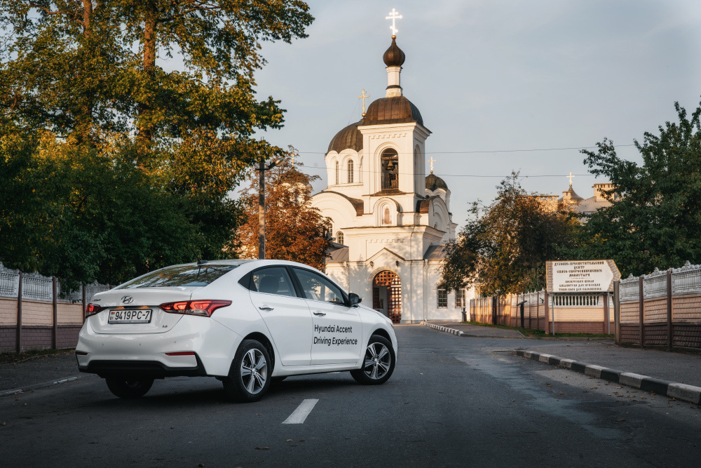Автомобильный фотограф в Полоцке.  Hyundai Accent 2018