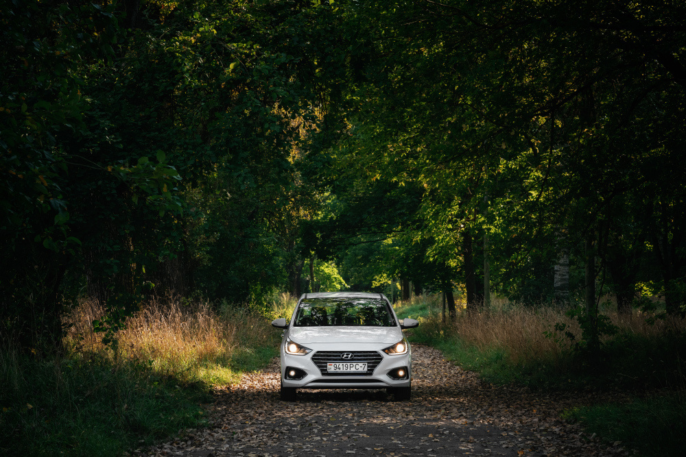 Автомобильный фотограф.  Hyundai Accent 2018