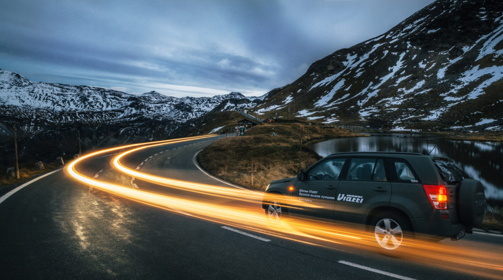 Экспедиция по Альпам в поддержку бренда автомобильных шин. Андрей Бортников. Рекламный фотограф в Грузии