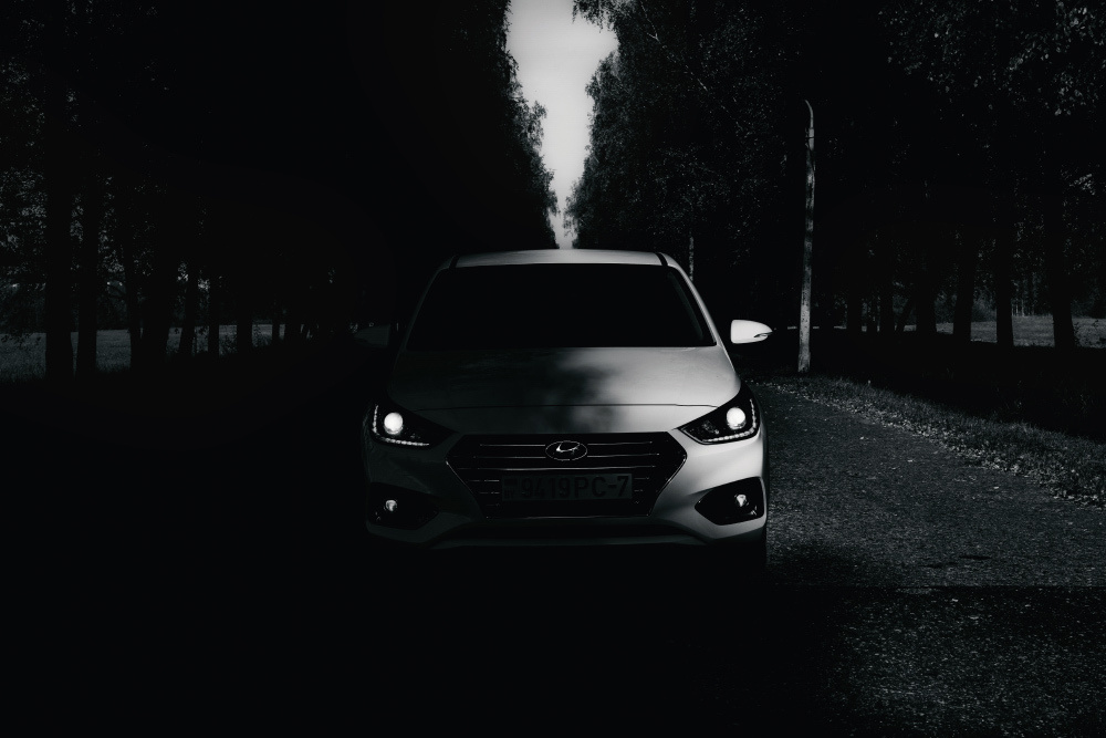 Автомобильный фотограф.  Hyundai Accent 2018