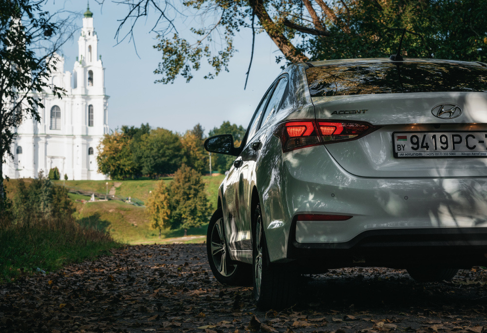 Автомобильный фотограф.  Hyundai Accent 2018