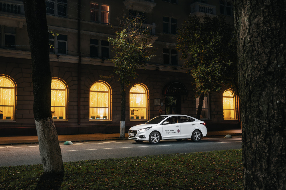 Фотосъёмка автомобилей в Минске. Hyundai Accent 2018