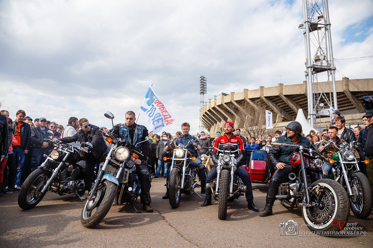 Открвтие Байкерского сезона в Красноярске