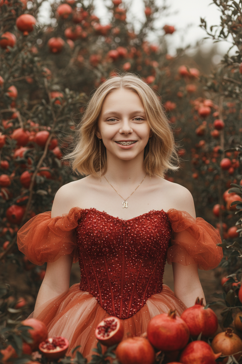 В гранатовом саду. Шаблоны и дизайны выпускных альбомов и фотокниг