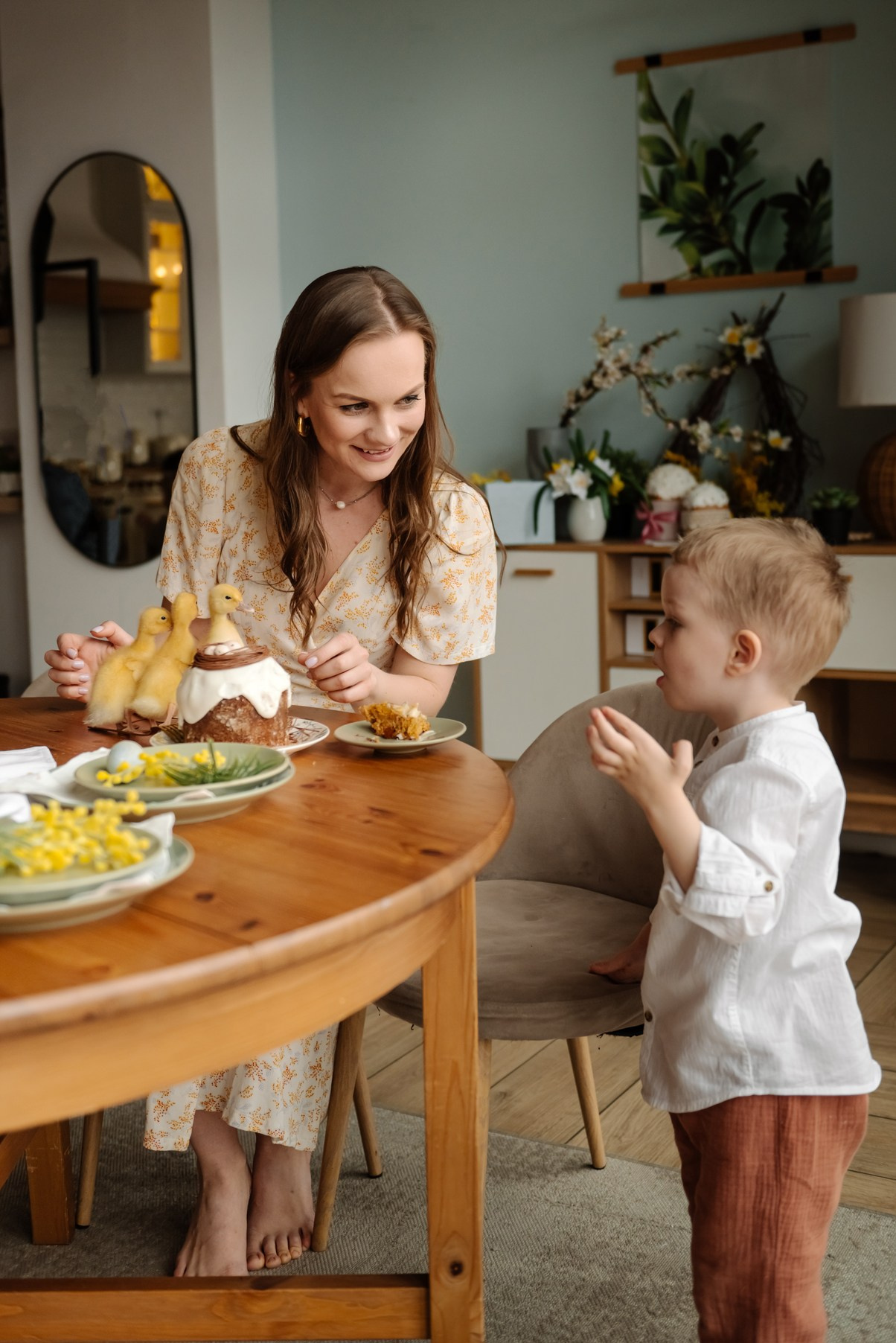 Семейная. Пасха с цыплятами. Свадебный и сеейный фотограф в Санкт-Петербурге Елена Худякова