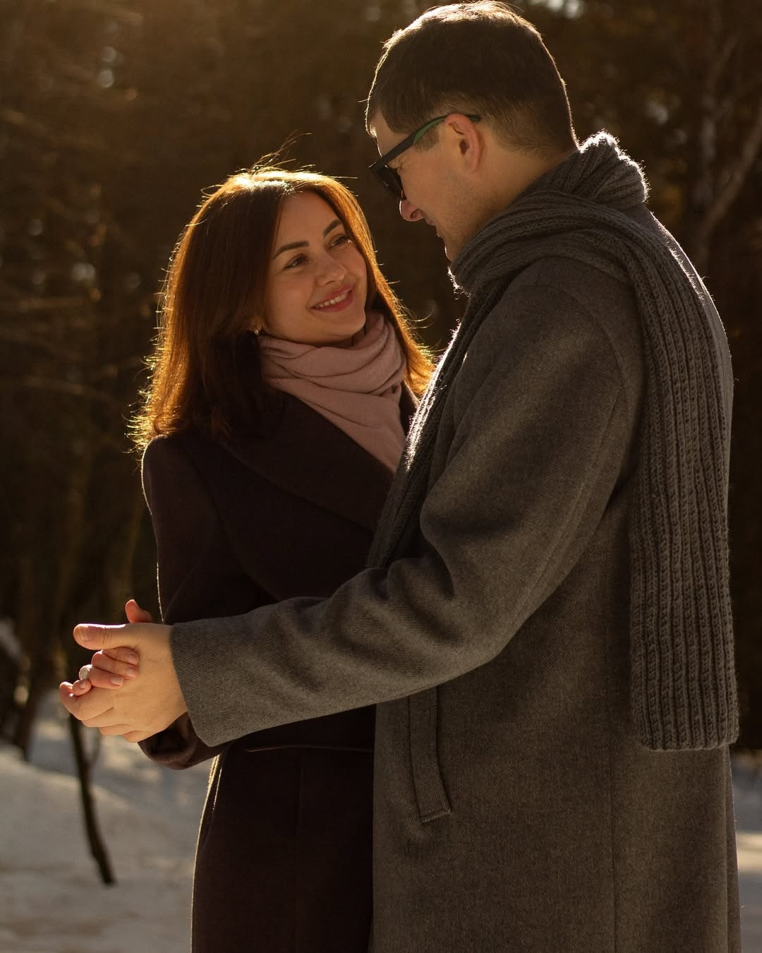 История любви в Новосибирске: фотосессия на улице