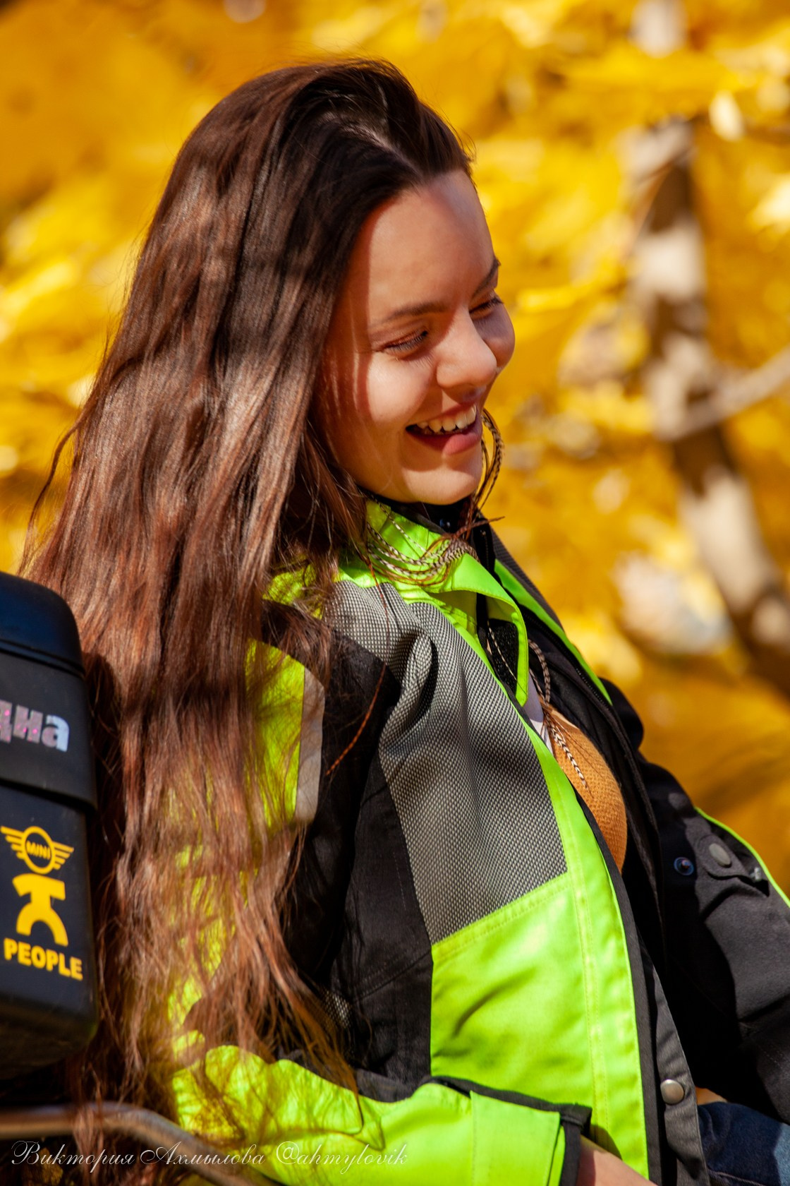 Маша Печенька (BMW GS1200). Виктория Ахмылова. Фотограф в Москве