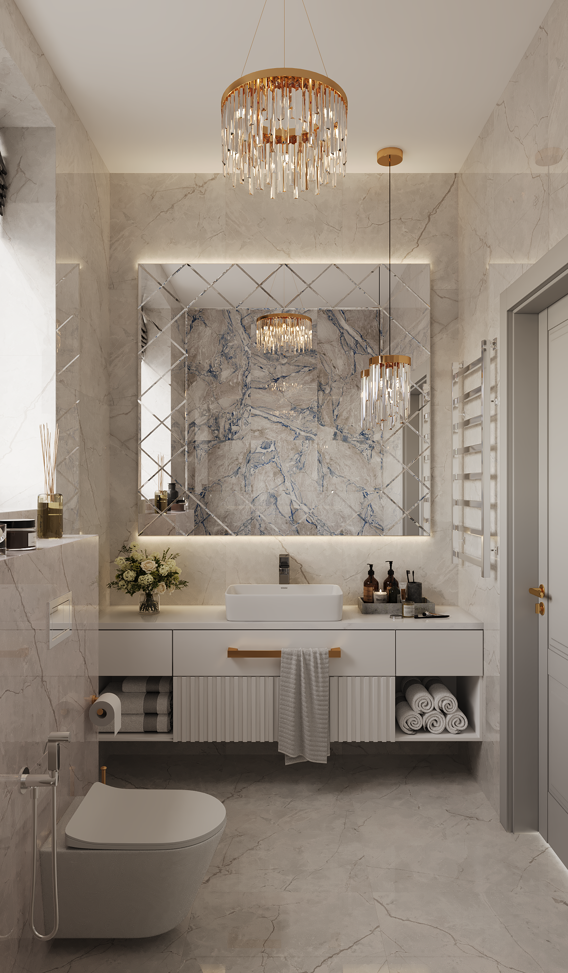 Частный дом в стиле арт-деко. Дизайнер интерьеров Ростов-на-Дону Кристина Карпенко