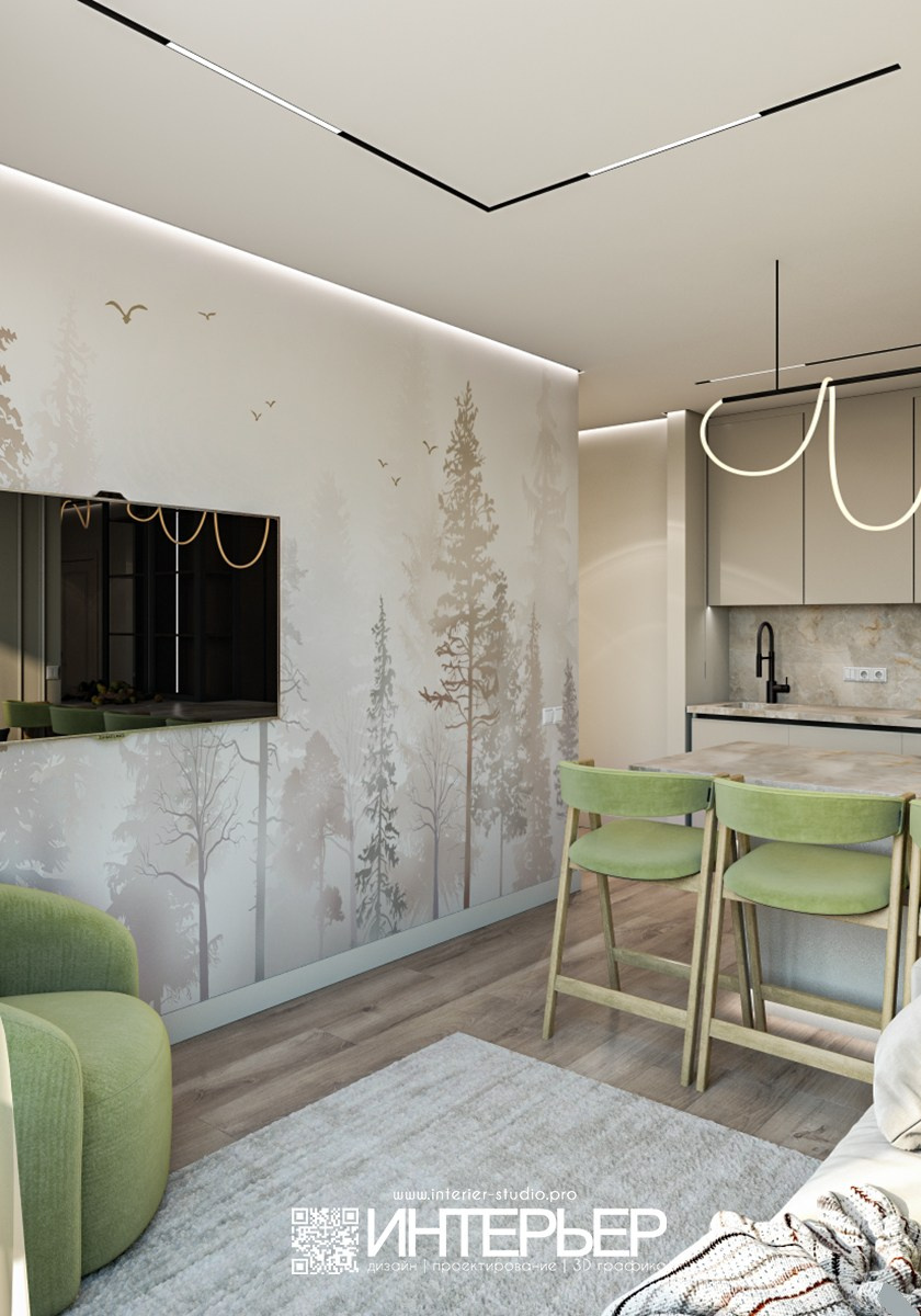 Портфолио. Дизайн интерьера, 3D визуализация и 3D моделирование. Создание проектов и чертежей. КМВ: Кисловодск, Пятигорск, Ессентуки и удаленно